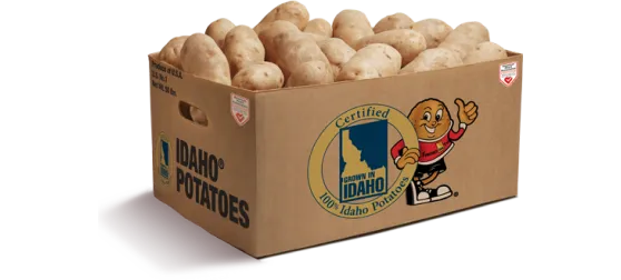 Box of potatoes