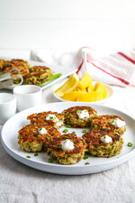 Cheesy Potato Broccoli Cakes