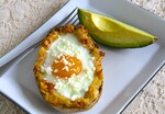 Breakfast Idaho® Potato Skins with Chorizo