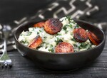 Dutch Stamppot: Idaho® Potato-Kale Mash with Sausage