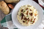 Horseradish Mashed Idaho® Potatoes with Crispy Shallots