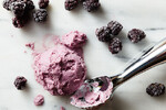 Vegan Coconut & Blackberry Potato Ice Cream