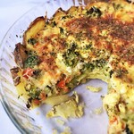 Idaho® Potato-Crusted Summer Vegetable Quiche