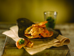 Spicy Idaho® Potato Fritters with Green Chutney