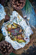 Garlic Steak Foil Packs for Camping