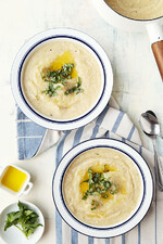 White-on-White Potato-Cauliflower Soup 