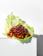 Korean Sticky Potato Lettuce Cups