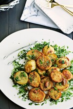 Melting Potatoes with Garlic and Herbs