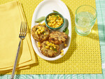 Potato Cakes with Mango Chutney 