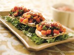 Idaho® Potato and Chorizo Mini Tostadas 