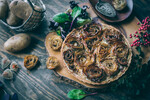 Potato Roses Tart