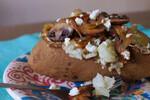 Baked Idaho® Potato with Caramelized Onions, Mushrooms and Feta Cheese