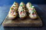 Idaho® Potato Salad Deviled Eggs