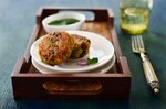 Potato Cakes with Mint Chutney