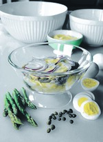 Italian Fast-Day Potato Salad, with Tuna, Hard-cooked Eggs, Asparagus