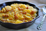 Easy Ham and Cheese Potato Gratin