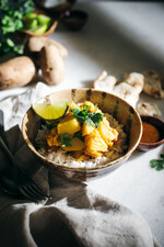 Potato, Butternut Squash, and Cauliflower Curry