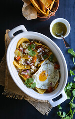 Easy Dutch Oven Idaho® Potato Chilaquiles Verdes 