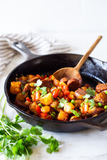 Spanish Potato Sausage Skillet