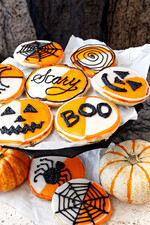 Idaho® Potato Black and White Cookies for Halloween