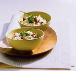 Idaho® Potato Risotto with Micro-herb Salad