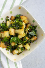 Blitva: Croatian-Style Greens and Potatoes