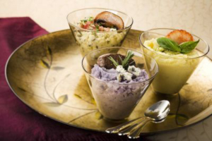 Trio of Mashed Idaho® Potatoes